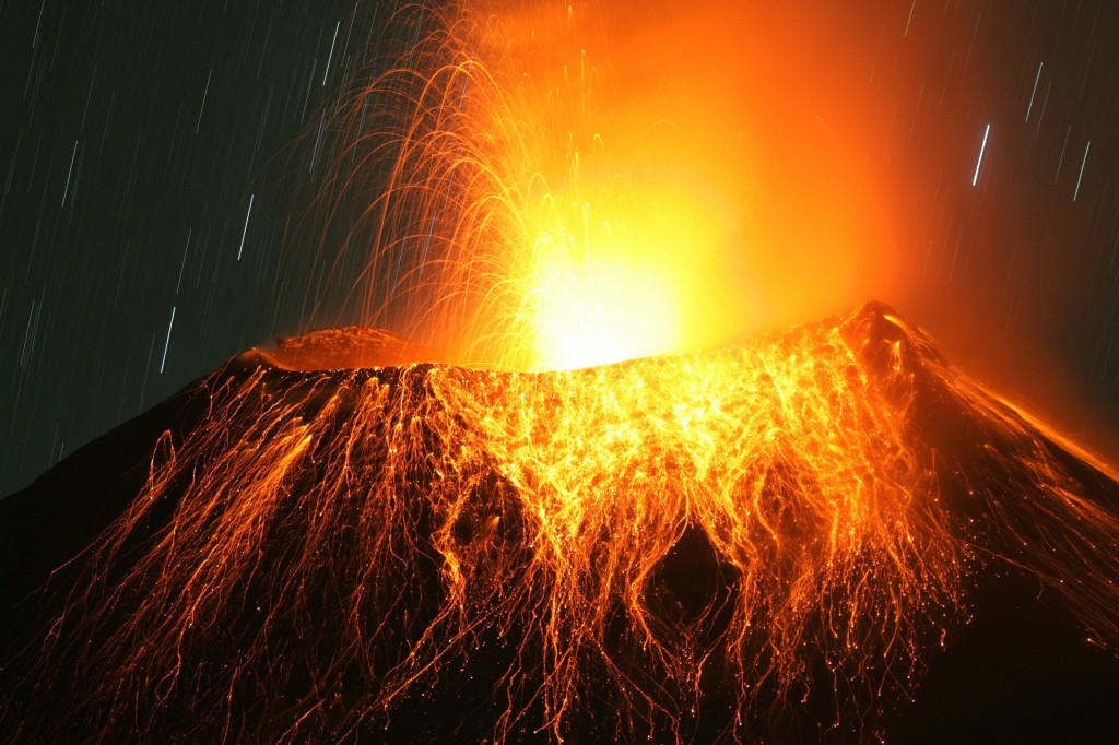Volcan Explosión