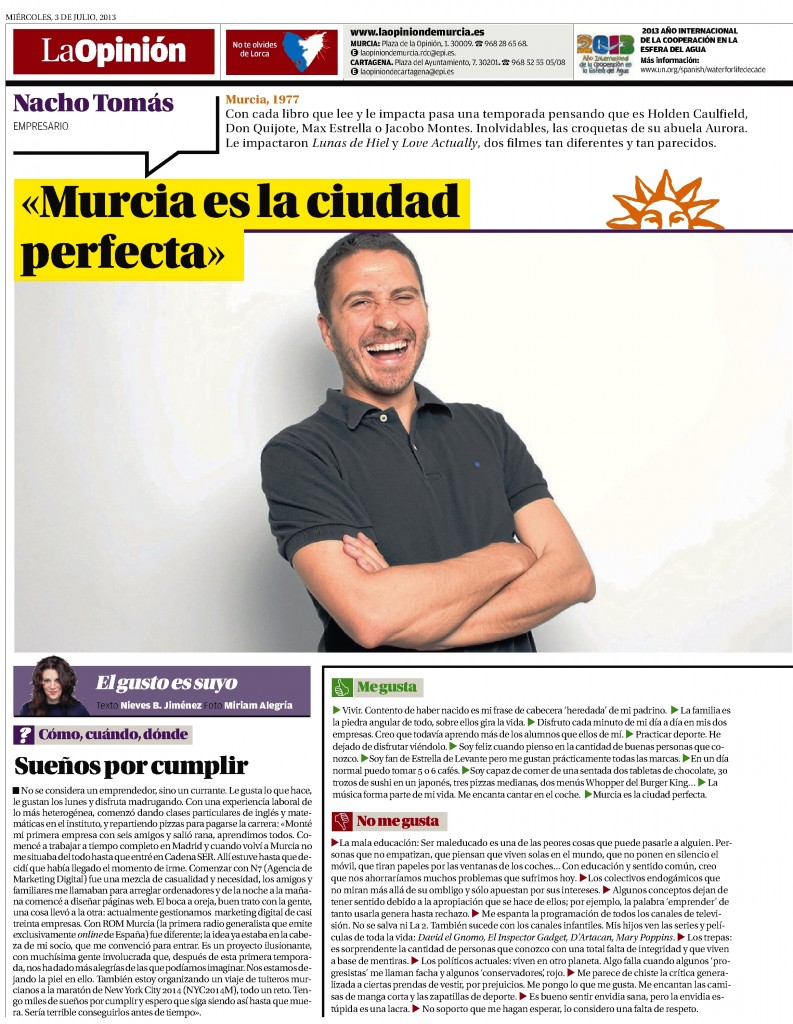Nacho Tomás - La Opinión