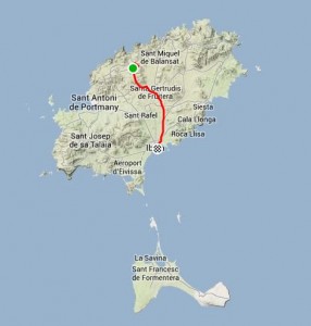 Recorrido Media Maraton Ibiza